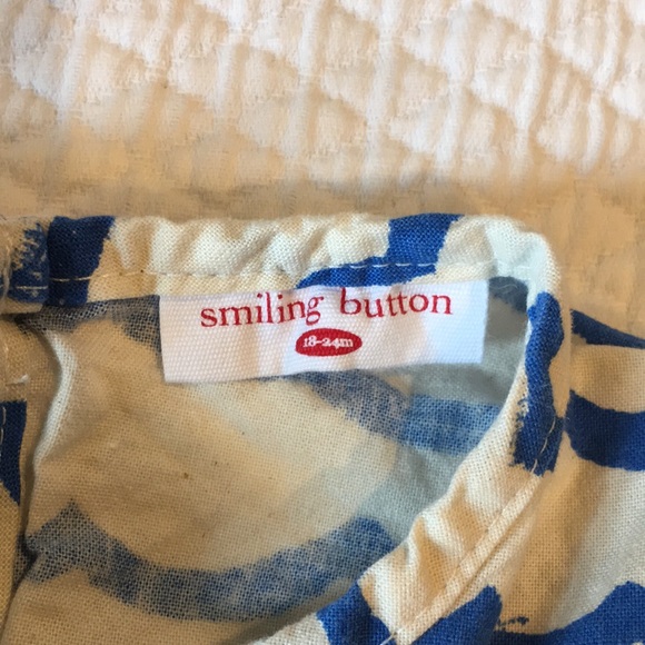 Smiling Button Dress 18-24 Month - Picture 3 of 5